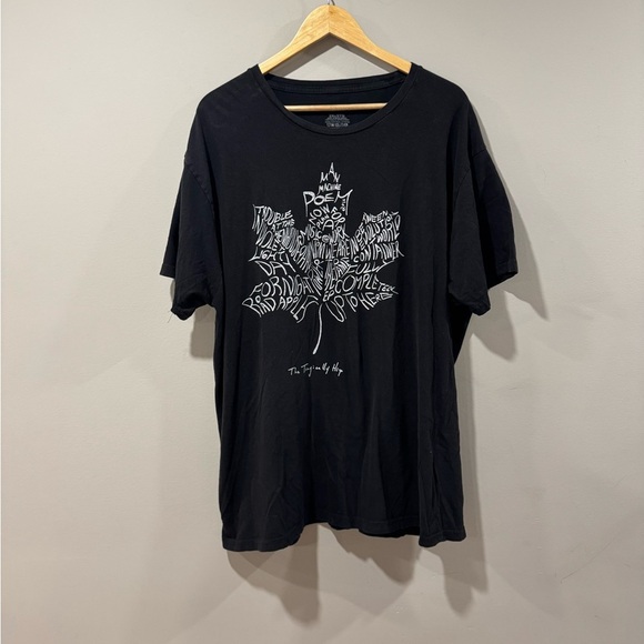 The Tragically Hip Machine Poem T-Shirt - Picture 1 of 6